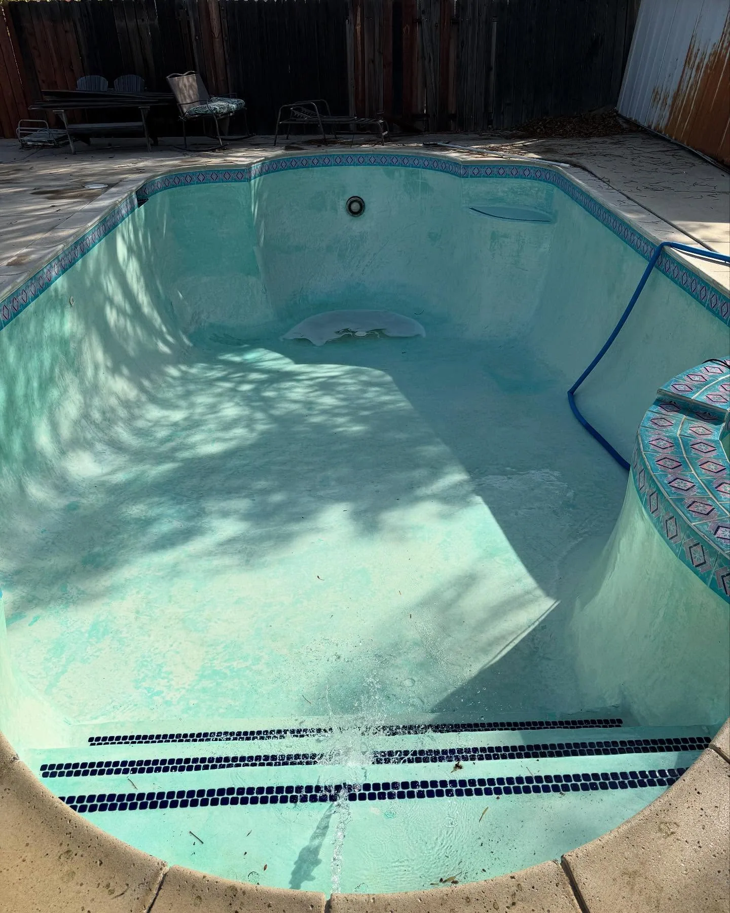 Restored swim-ready pool after Blue Pools service